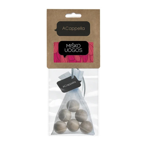 Acappella Car perfume Wooden Balls Automobilio kvapas, pakabinami kvapieji mediniai rutulėliai Ruby