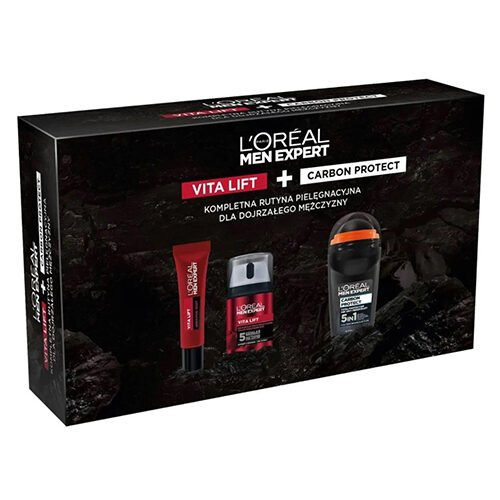 L'Oréal Paris Men Expert Vita Lift & Carbon Protect Gift Set Veido ir kūno priežiūros rinkinys vyrams