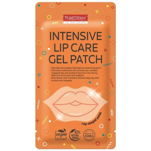 Purederm Intensive Lip Care Gel Patch Intensyvios lūpų priežiūros kaukė 1 vnt.