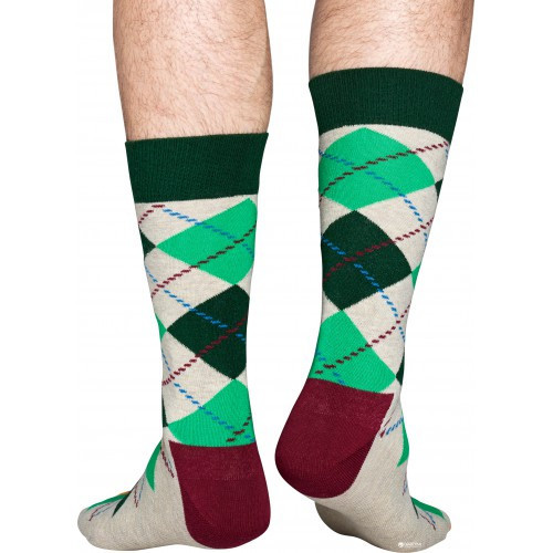 Happy Socks Argyle Kojinės spalvotos