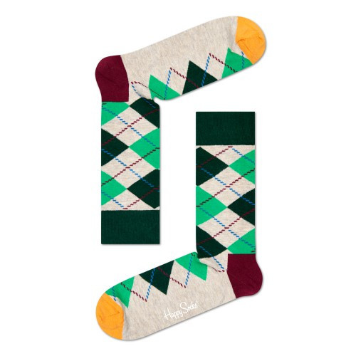 Happy Socks Argyle Kojinės spalvotos