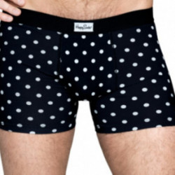 Happy Socks Men Boxer Dots Vyriškos kelnaitės juodos