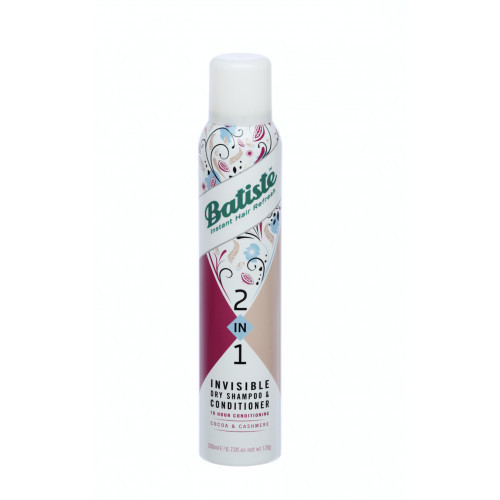 Batiste Batiste 2 in 1 Cocoa & Cashmere Sausas plaukų šampūnas ir kondicionierius 200ml
