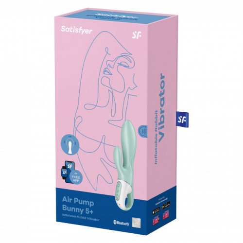 Satisfyer Air Pump Bunny 5 Vibratorius 1vnt.