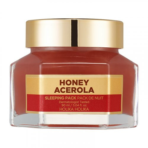 Holika Holika Honey Sleeping Pack Acerola Naktinė kaukė 90ml