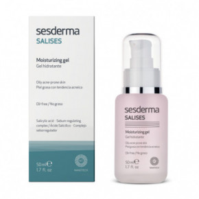 Sesderma Salises Moisturizing Gel Drėkinamasis gelis į aknę linkusiai odai 50ml