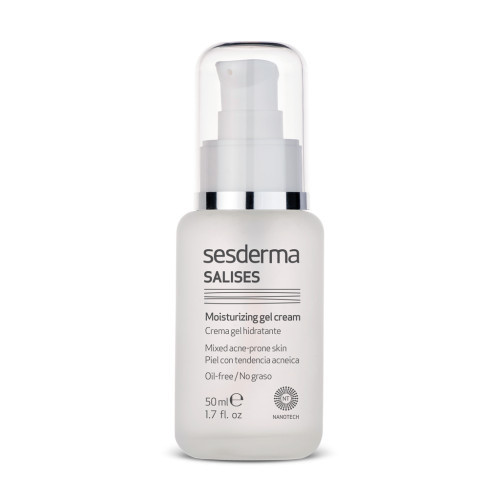 Sesderma Salises Moisturizing Gel Cream Drėkinamasis gelinis kremas į aknę linkusiai odai 50ml
