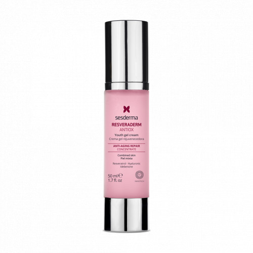 Sesderma Resveraderm Antiox Anti-Aging Concentrate Antioksidacinis gelinis veido kremas 50ml