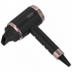 OSOM Professional Hair Dryer Plaukų džiovintuvas su neigiamų jonų generavimo technologija - pažeista pakuotė Black