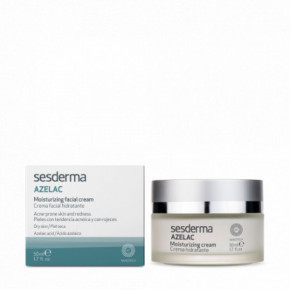 Sesderma Azelac Moisturizing Cream Raudonį mažinantis veido kremas 50ml