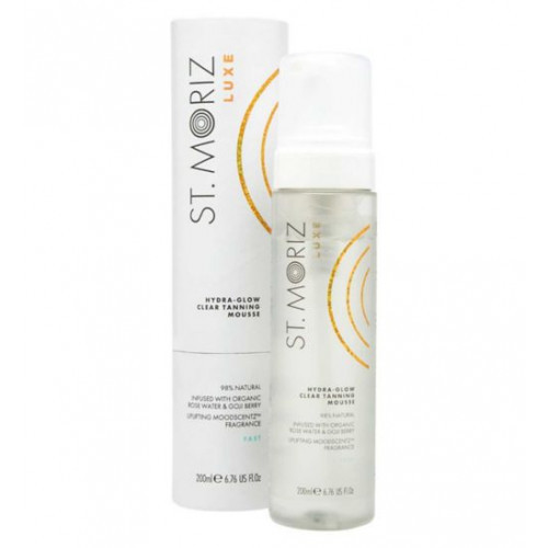 St. Moriz Luxe Hydra Glow Fast Skaidrios įdegio putos 200ml