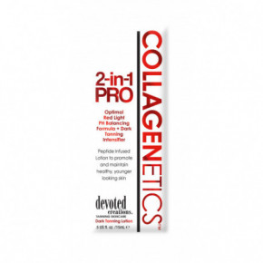 Devoted Creations Collagenetics 2in1 PRO Dark Tanning Lotion Päevituskreem 15ml