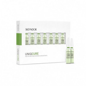 Skeyndor UniqCure Mattifying Pore Refiner Concentrate Matiškumo suteikiantis ir poras valantis koncentratas 7x2ml