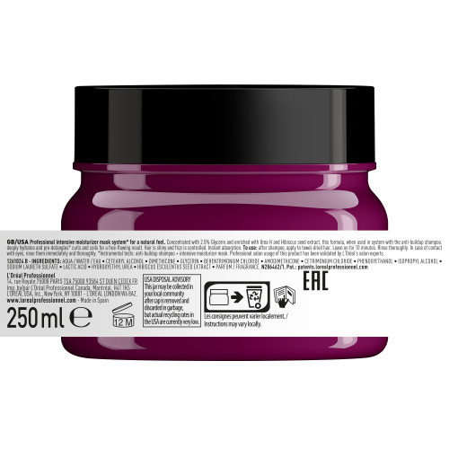 L'Oréal Professionnel Curl Expression Intensive Moisturizer Mask Intensyviai drėkinanti garbanotų plaukų kaukė 250ml