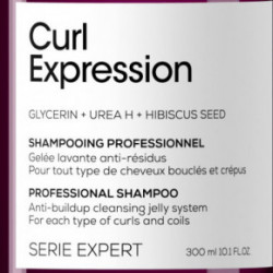 L'Oréal Professionnel Curl Expression Anti-Buildup Cleansing Jelly Shampoo Želė konsistencijos valantis garbanotų plaukų šampūnas 300ml