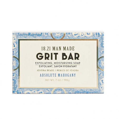 18.21 Man Made Exfoliating Bar Soap Absolute Mahogany Šveičiamasis muilas vyrams 198g