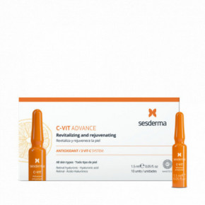 Sesderma C-Vit Advance Revitalizing and Rejuvenating Ampoules Ampullid 10x1.5ml