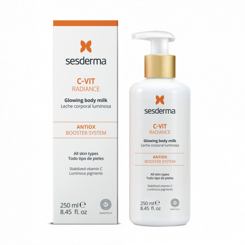 Sesderma C-Vit Radiance Glowing Body Milk Kūno Pienelis 250ml