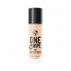 W7 Cosmetics One Swipe 2-In-1 Foundation & Concealer Makiažo pagrindas ir maskuoklis 35ml