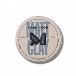 Men Rock Matt Clay Matinis plaukų modeliavimo molis 30ml