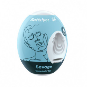 Satisfyer Masturbator Egg - Savage Vienkartinis masturbatorius 1vnt.