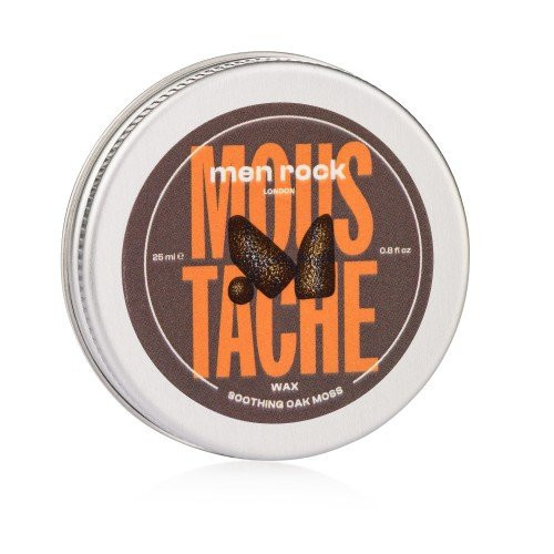 Men Rock Soothing Oak Moss Moustache Wax Ūsų vaškas 25ml