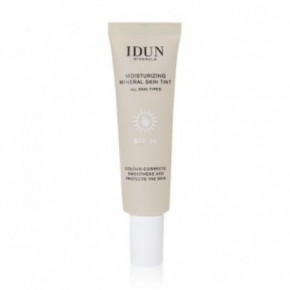 IDUN Moisturizing Skin Tint With SPF30 Drėkinamasis veido kremas su atspalviu 27ml