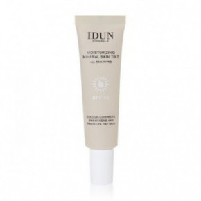 IDUN Moisturizing Skin Tint With SPF30 Niisutav näokreem koos tooniga 27ml