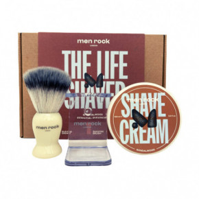 Men Rock The Life Shaver Sandalwood Essential Shaving Kit Skūšanās piederumu komplekts 1gab.