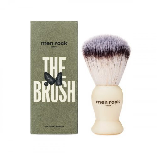 Men Rock Synthetic Shaving Brush Skutimosi šepetėlis su sintetiniais šeriais 1vnt.