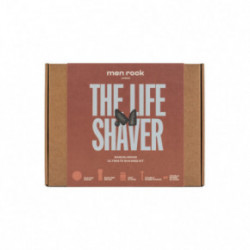 Men Rock The Life Shaver Sandalwood Ultimate Shaving Kit Skutimosi rinkinys su dviašmeniu skustuvu 1vnt.