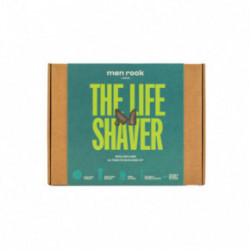 Men Rock The Life Shaver Sicilian Lime Ultimate Shaving Kit Skutimosi rinkinys su dviašmeniu skustuvu 1vnt.