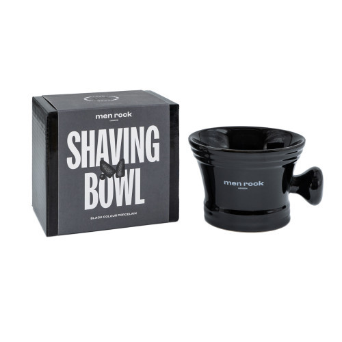 Men Rock Porcelain Shaving Bowl Porcelianinis skutimosi indelis 1vnt.