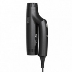 OSOM Professional Folding hairdryer Sulankstomas plaukų džiovintuvas su jonų technologija Black