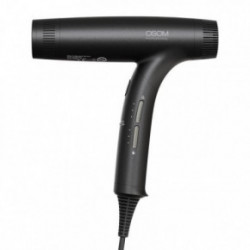 OSOM Professional Folding hairdryer Sulankstomas plaukų džiovintuvas su jonų technologija Black