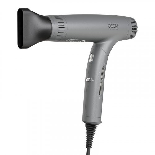 OSOM Professional Folding hairdryer Sulankstomas plaukų džiovintuvas su jonų technologija Black