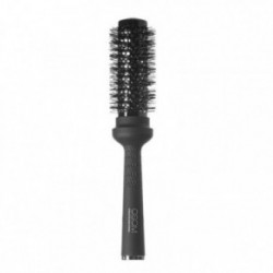 OSOM Professional Round Hair Brush Apvalus šepetys plaukams džiovinimui ir formavimui, su nailono spygliukais Black