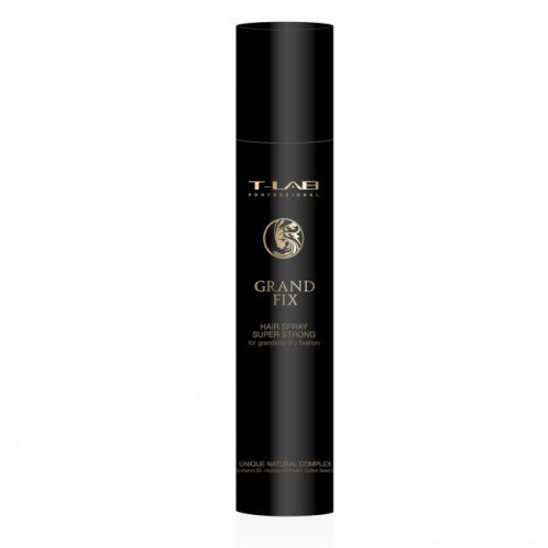 T-LAB Professional Grand Fix Hair Spray Super Strong Itin stiprios fiksacijos plaukų lakas 300ml