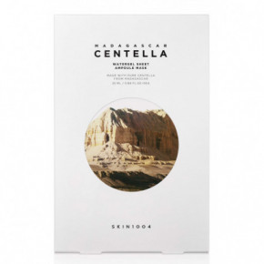 SKIN1004 Madagascar Centella Watergel Sheet Ampoule Mask Lakštinė veido kaukė su azijinės centelės ekstraktu 5vnt