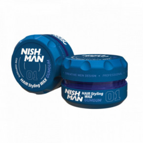 Nishman Hair Styling Wax 01 Gum Matu veidošanas vasks 100ml