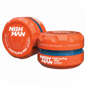 Nishman Hair Styling Wax 02 Sport Plaukų formavimo vaškas 100ml