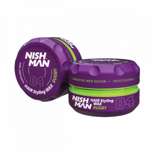 Nishman Hair Styling Wax 04 Rugby Plaukų formavimo vaškas 100ml