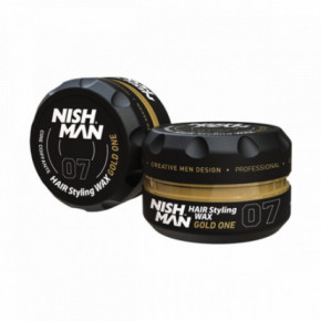 Nishman Hair Styling Wax 07 Gold One Plaukų formavimo vaškas 100ml