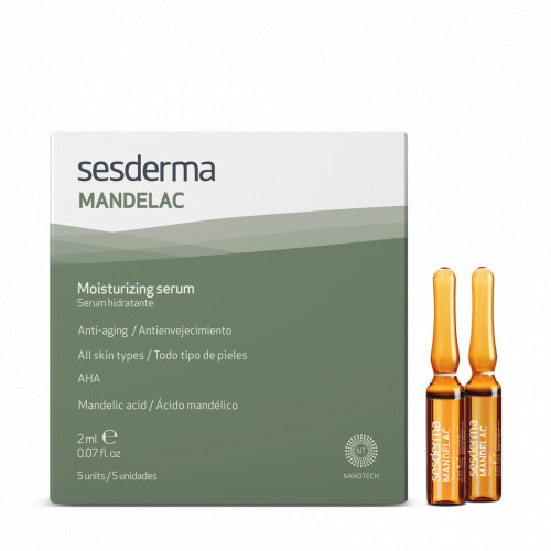 Sesderma Mandelac Moisturizing Serum Intensyvaus serumo ampulės 5x2ml