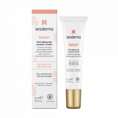 Sesderma Samay Anti-Aging Eye Contour Cream Akių kontūro kremas jautriai odai 15ml