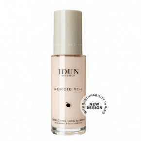 IDUN Liquid Mineral Foundation Norrsken Skystas makiažo pagrindas 30ml