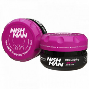 Nishman Hair Sculpting Fibre Paste Matte Look M5 100ml