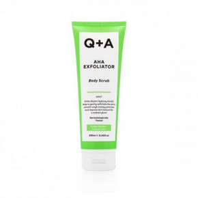 Q+A Exfoliator Body Scrub Kehakoorija AHA-happega 250ml