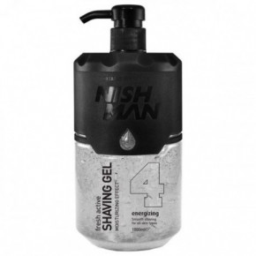 Nishman Clear Shaving Gel Bespalvis skutimosi gelis 1000ml