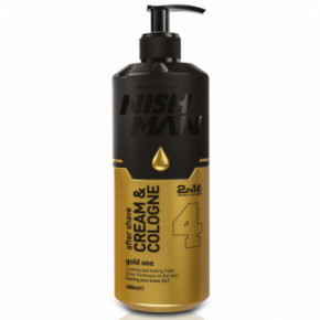 Nishman After Shave Cream & Cologne Gold One 4 Pēcskūšanās krēms-odekolons 400ml
